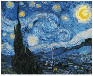 Картина по номерам "Звездная ночь"