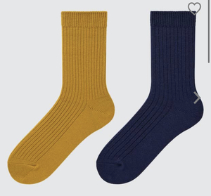 GERIPPTE HEATTECH SOCKEN (2 PAAR)