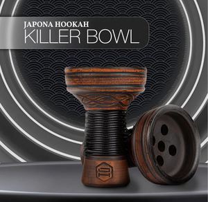 Чаша ручной работы для кальяна Japona hookah Killer Black / killer