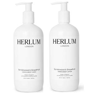 Herlum London Hand & Body Wash Sandalwood & Grapefruit