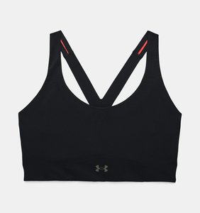 Under Armour Rush Auxetic Mid Bra Black