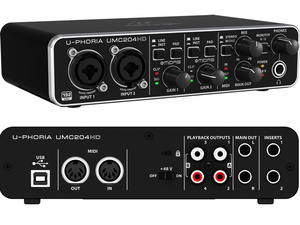 Внешняя звуковая карта BEHRINGER U-PHORIA UMC204HD