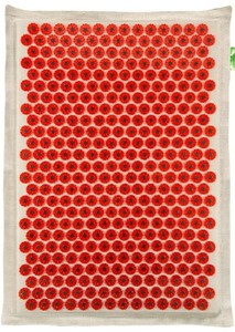 массажный коврик Тибетский аппликатор 60x41 см, красный