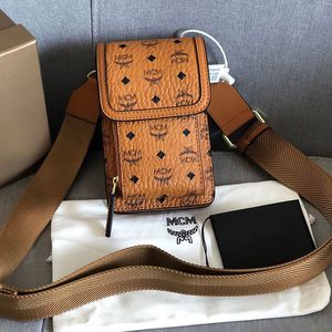 MCM Smart Phone Case In Visetos Original Brown