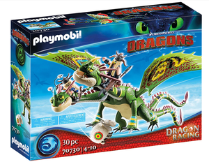 Playmobil Dragons 70730 Руффнат и Туффнат с Барфом и Отрыжкой