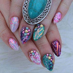 Mermaid nails