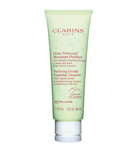 Clarins Doux Nettoyant Moussant Purifiant Очищающий пенящийся крем для комбинированной и жирной кожи, 125 мл