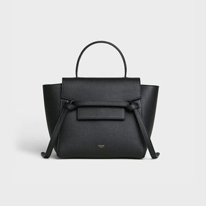 Celine Nano Belt Bag in Grained Calfskin Black