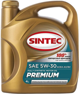 Моторное масло Sintec Premium 5W-30 A3/B4