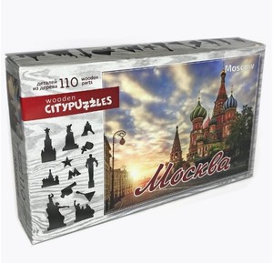 Citypuzzles: Фигурный деревянный пазл Москва