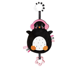 Игрушка Мякиши Игрушка подвеска погремушка держатель для соски Пингвинёнок Пун