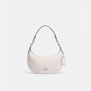 Coach Payton Hobo Bag in Pebble Leather White