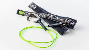 FreeXperience 'Ocean Waves' belt lanyard (stainless steel) / L