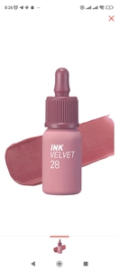 PERIPERA Ink Velvet тинт для губ бордовый 28 Mauveful Nude