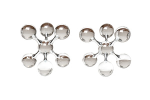 ДЕРЖАТЕЛИ ДЛЯ КНИГ "МОЛЕКУЛЫ" ХРУСТАЛЬНЫЕ