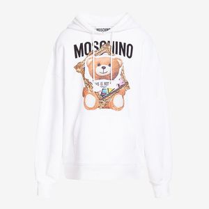 Moschino Frame Teddy Bear Sweatshirt White