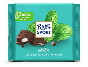 Шоколад тëмный Ritter Sport мята