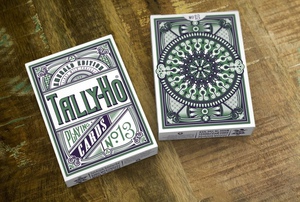 Игральные карты Emerald Tally Ho, White Edition