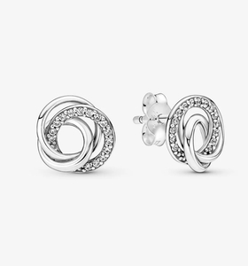 PANDORA Family Always Encircled Stud Earrings