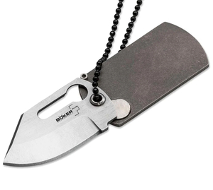 Нож складной Boker Dog Tag серый