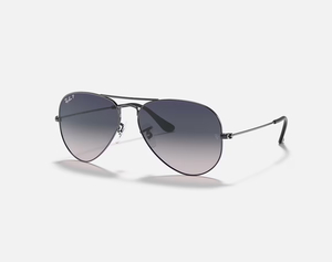 Кастомные Ray ban AVIATOR GRADIENT, RB3025, 58-14, Frame - SILVER, Polarized