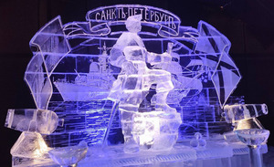 Посетить выставку ледяных скульптур