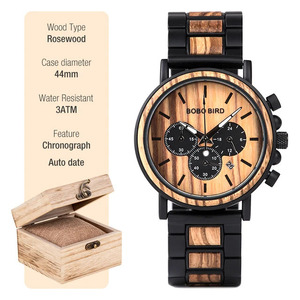 Часы деревянные - с AliExpress