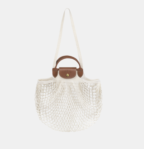 HANDTASCHE L LE PLIAGE FILET Canvas - Ecru