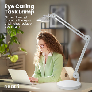 Neatfi 19” Wide Lamp XL 2,200 Lumens LED Task Lamp with Base