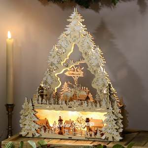 Рождественский светильник-горка