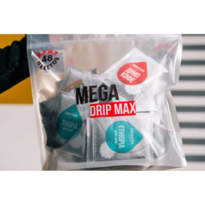 Дрип кофе Sibaristica Mega Drip Max, Эфиопия, Колумбия, Гватемала (Набор молотого кофе в дрип-пакетах) 48шт*10гр