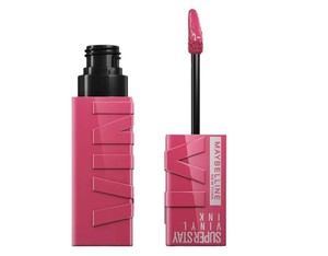 Maybelline New York Помада для губ Super Stay Vinyl Ink, 20 Coy, жидкая стойкая сияющая, 4.2 мл