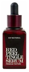 Кислотная сыворотка SO NATURAL Red Peel Tingle Serum Premium Texture