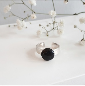 Ring i äkta silver Strandsten