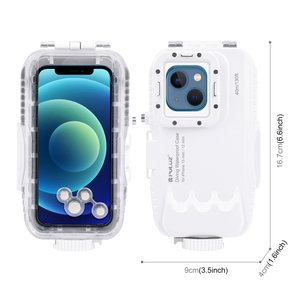 PULUZ 40m/130ft Waterproof Diving Case for iPhone 13 mini