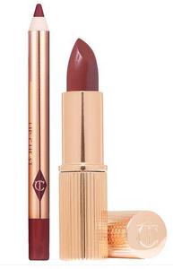 Набор Mini Pillow Talk Lipstick  Liner Set Charlotte Tilbury в оттенке Pillow Talk Deep