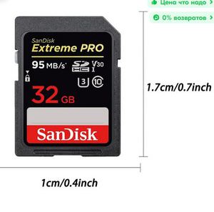 SanDisk Карта памяти Extreme PRO 64-128-256-500 ГБ, 1 ТБ (SDSDXXD-128G)