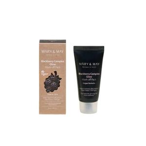 Маска глиняная MARY&MAY Blackberry Complex Glow Wash Off Pack