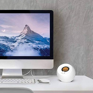 creative pebble pro white