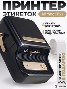 Принтер этикеток штрих-кода термопринтер Niimbot B21
