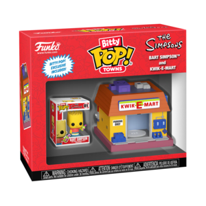 Bitty Pop! Town Bart Simpson And Kwik-E-Mart - The Simpsons