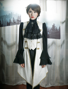 Neo-Ludwig Ten O'clock Cinderella Long Vest Jacket