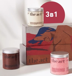 Антицеллюлитный скраб для тела "The Act"