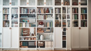 Новый большой книжный шкаф