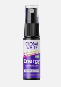Освежающий спрей для полости рта GLOBAL WHITE Корица
