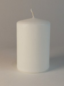 Свечи белые толстые