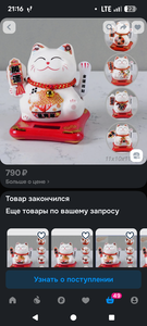 Китайский котик с лапкой на солнечной батарее