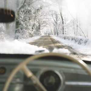 Автопрогулка в заснеженном лесу