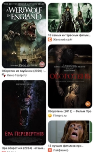Фильмы об оборотнях