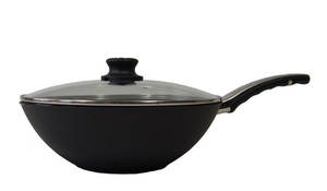 Сковорода вок с крышкой